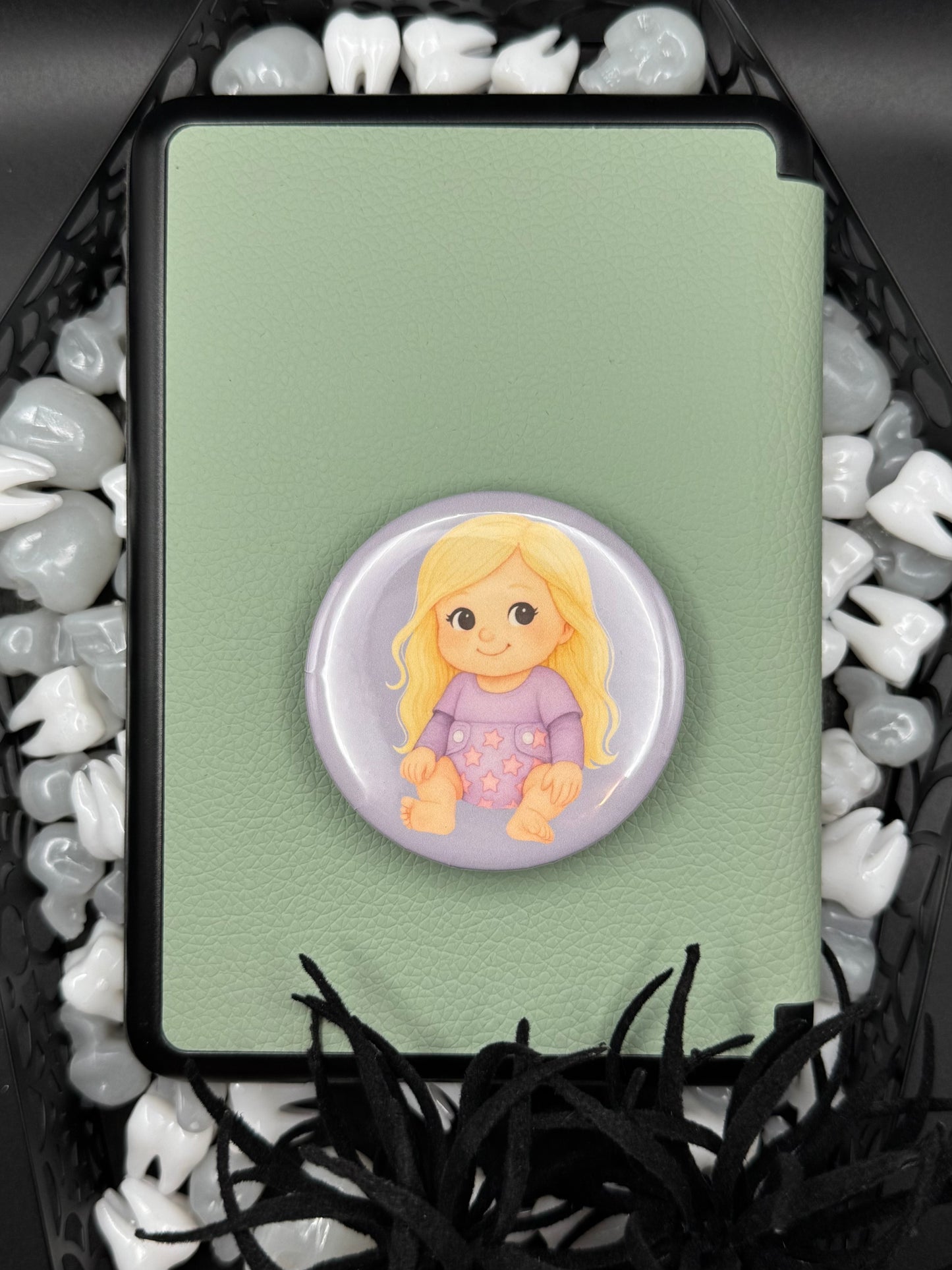 Sara | 2.25” Button