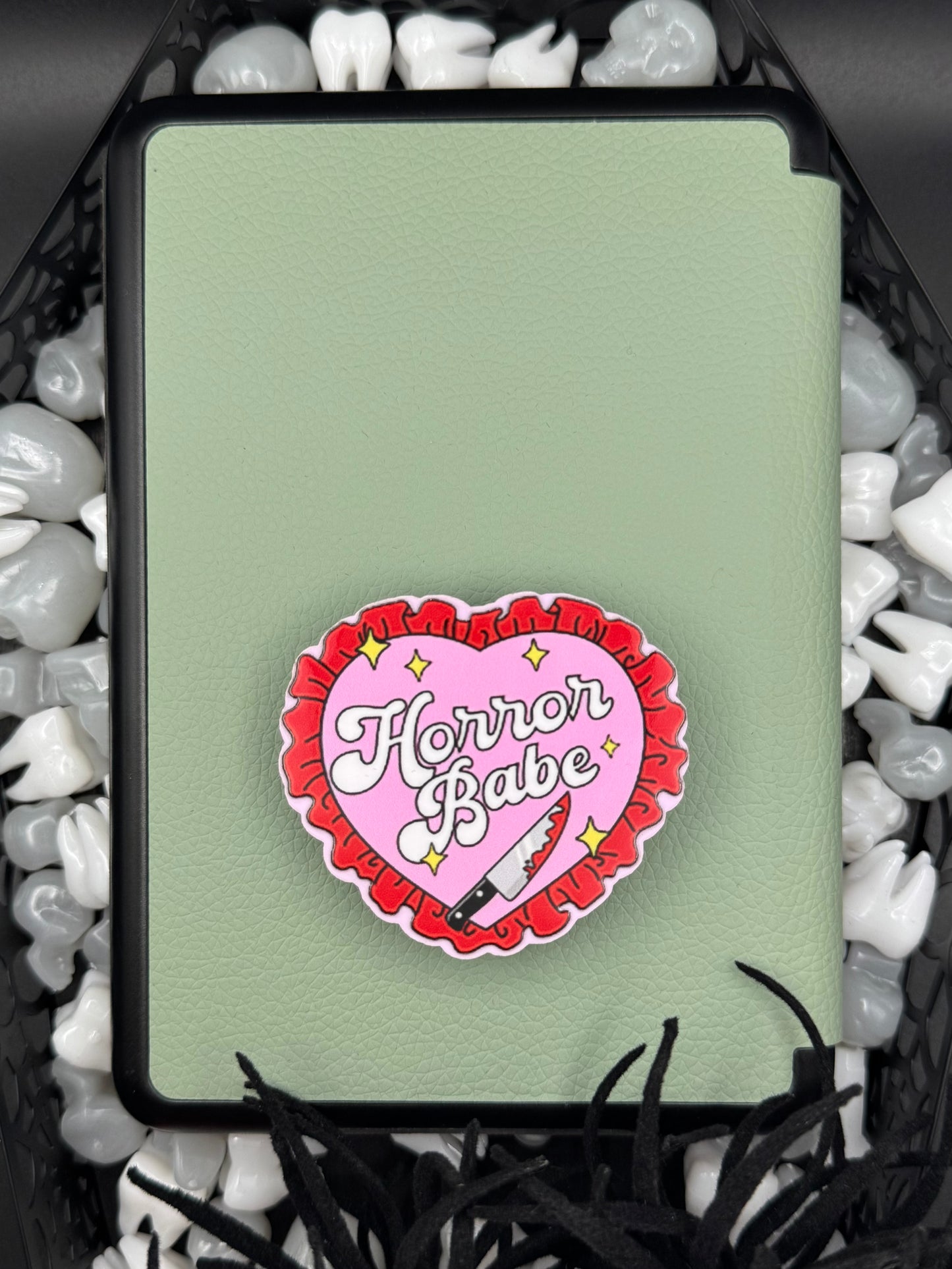 Horror Babe E-Reader / Kindle / Phone Grip *Seconds Quality*