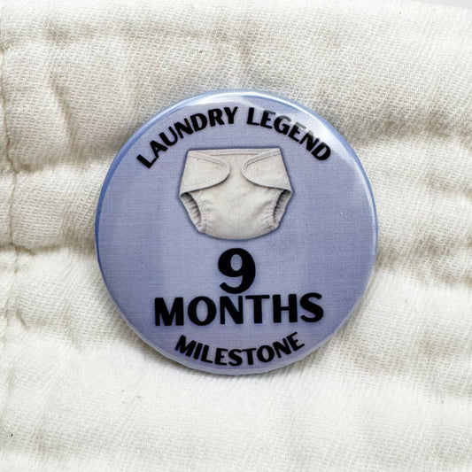 9 Months Milestone | 2.25” Button