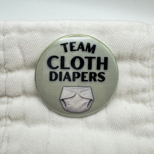 Team Cloth Diapers | 2.25” Button