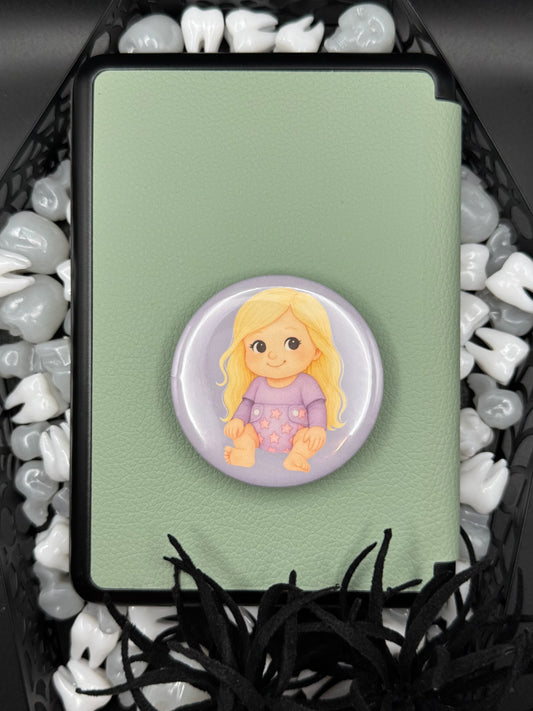 Sara | 2.25” Button